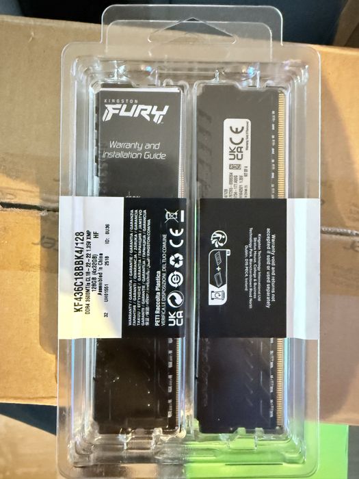 Kit memorie ram 128gb Kingston Fury 3600mhz DDR4