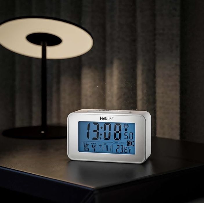 Ceas radio cu alarmă digitală Mebus cu calendar lunar