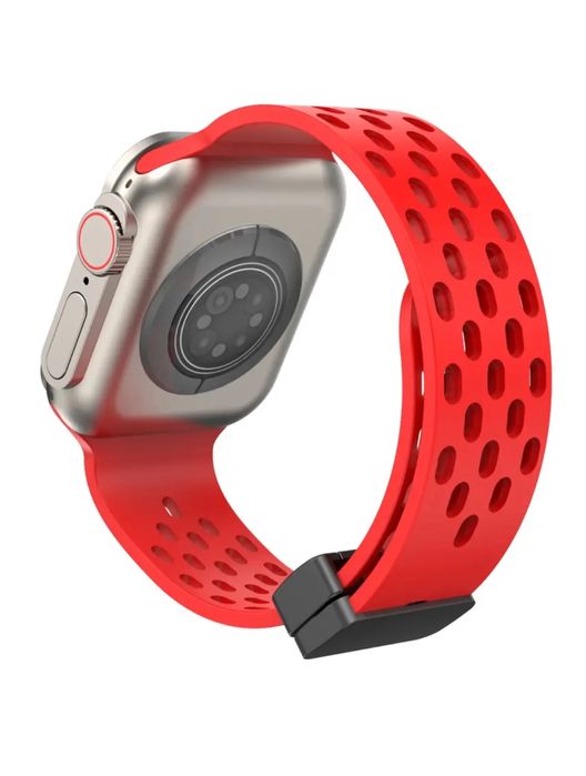Incarcator Cablu Curea Silicon Magnetic cu Gauri Ceas Apple Watch