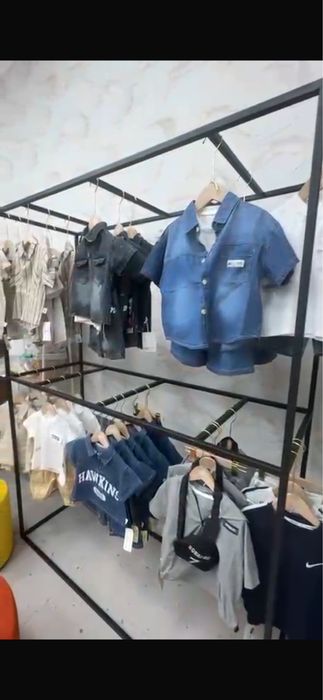 Лофт стойка для одежды