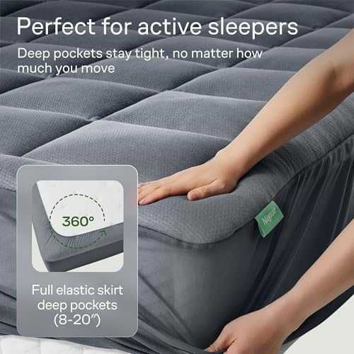 Niagara Bamboo топ матрак 150x200см 2.5см сив