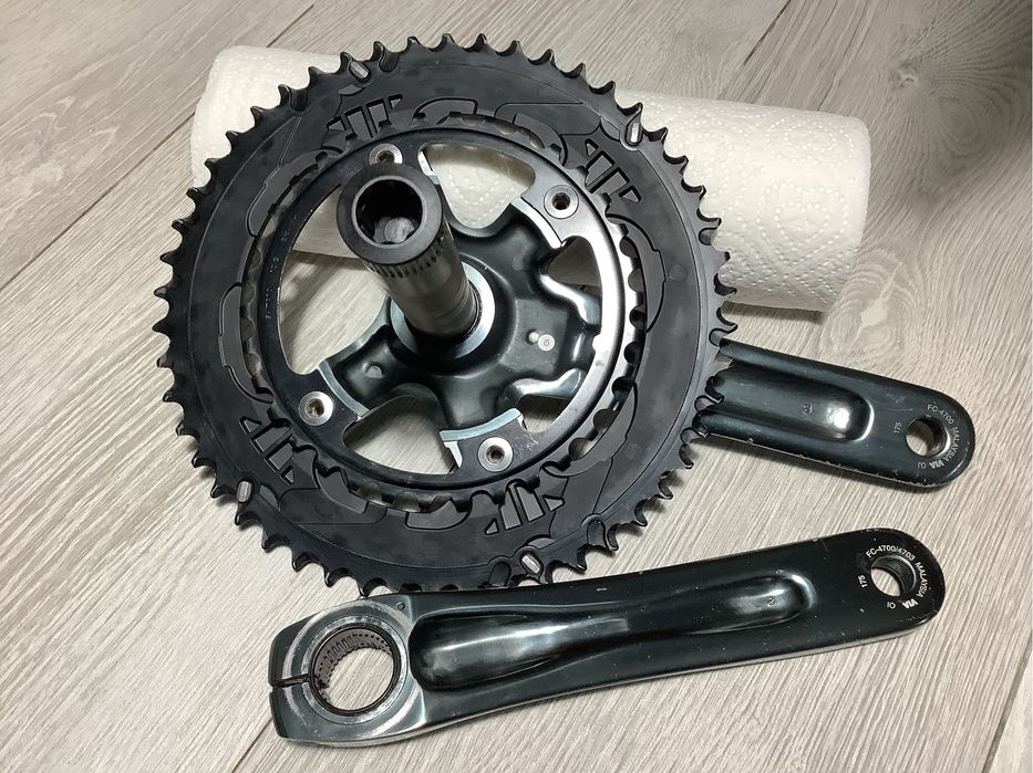 Pedalier Shimano Tiagra FC 4700 cranckset road cyclocross cursiera mtb