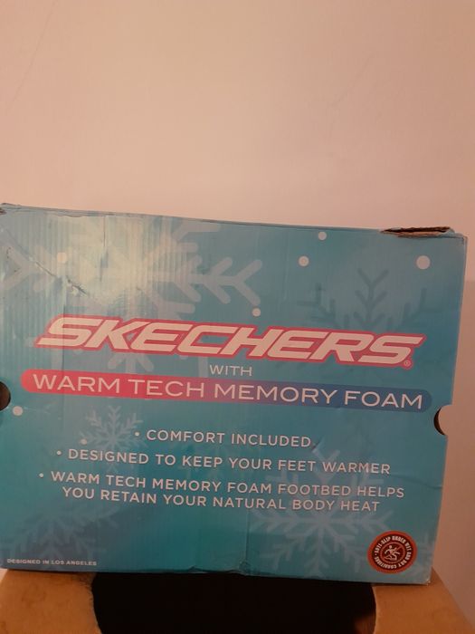 Cizme originale SKECHERS,antiderapante,îmblănite, nr.38.