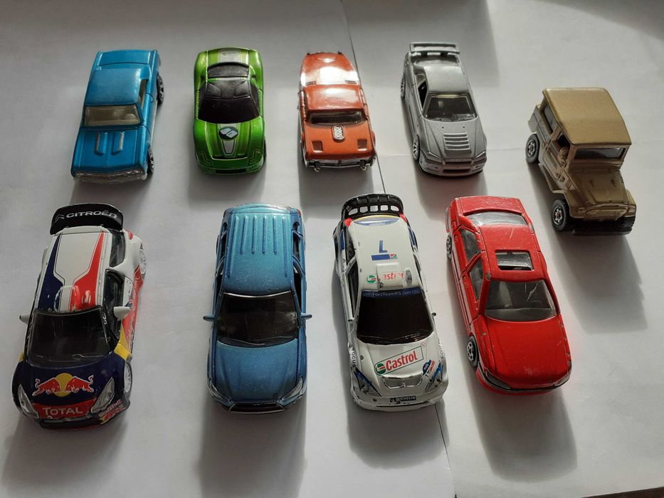 Лот колички Majorette Burago Matchbox Norev Shell