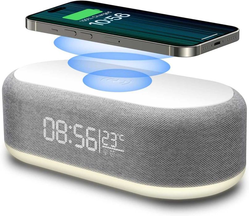 PDKUAI 4-в-1 будилник със станция за зареждане