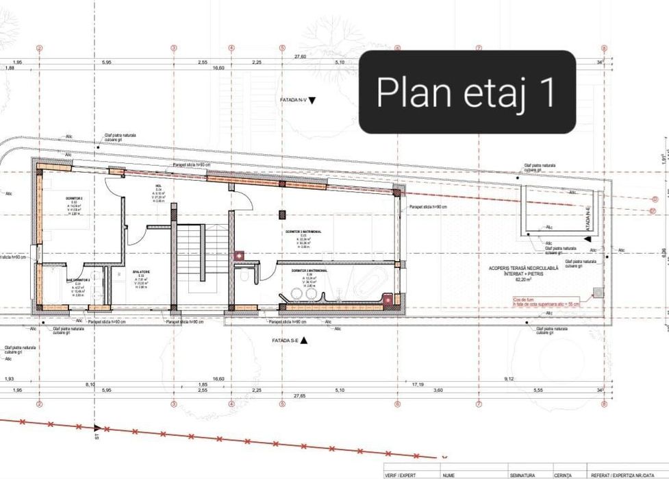 Teren 1000mp autorizat, casa D+P+1E 269mp, Proiect Piscina, Salicea