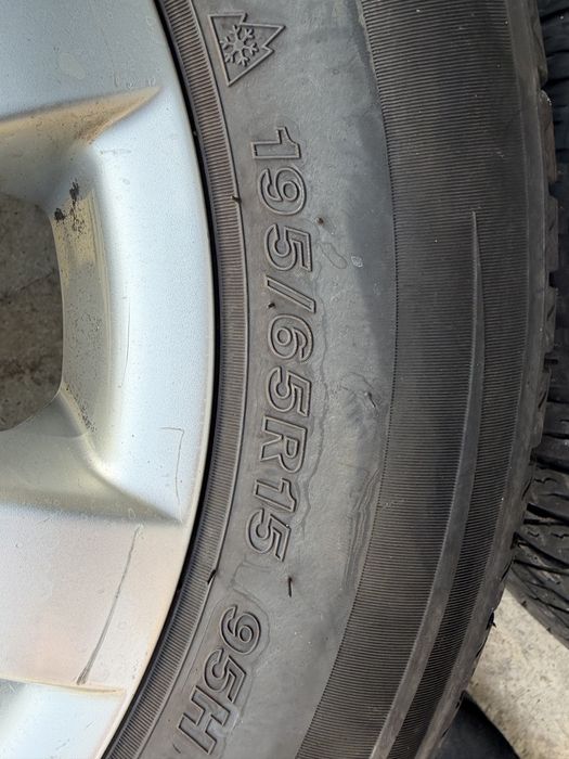 Оригинални джанти VW 5x112 15цола с гуми