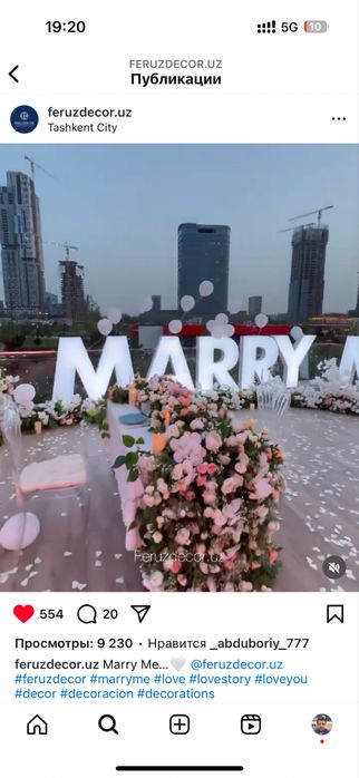 Afarmleniya toylar xar hil tadbirla uchun