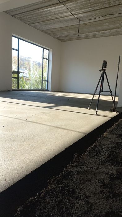 Сухая стяжка. Yarim quruq styashka