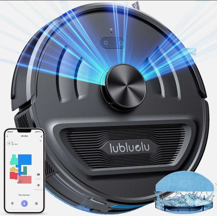 3 в 1 робот  прахосмукачка и моп, ,мощност 5500pa ,сканира на 360°