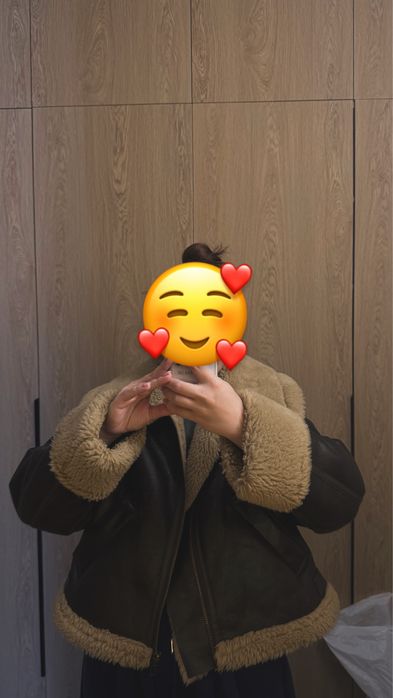 Дубленка ZARA состояние идеальное