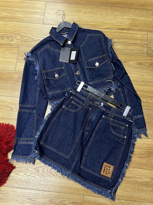 Дамски комплект дънков