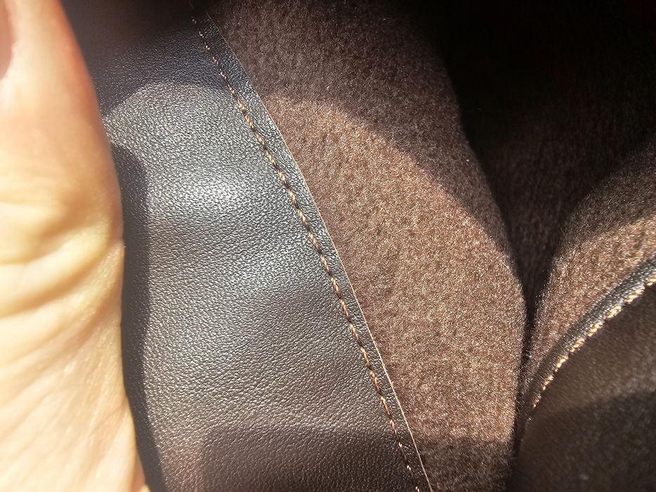Кафяви високи кожени ботуши Gianni, 39