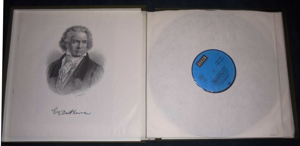 Vand mapa discuri vinil Solti-Beethoven-9 simfonii+3 uverturi, ca noi