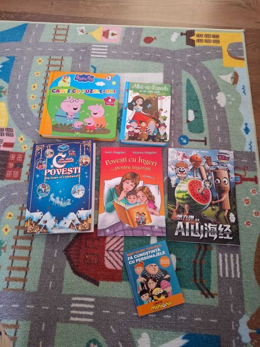 Carte puzzle Pepa pig , povesti ,colorat