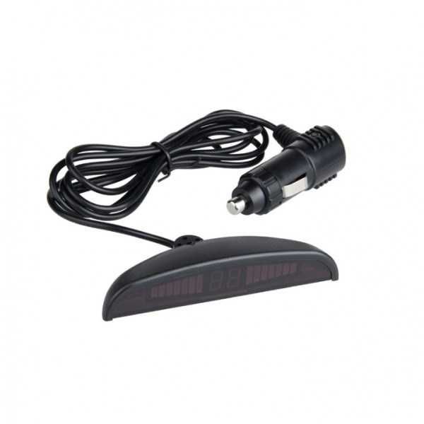 Безжичен парктроник с 4 сензора и LED дисплей - Черен