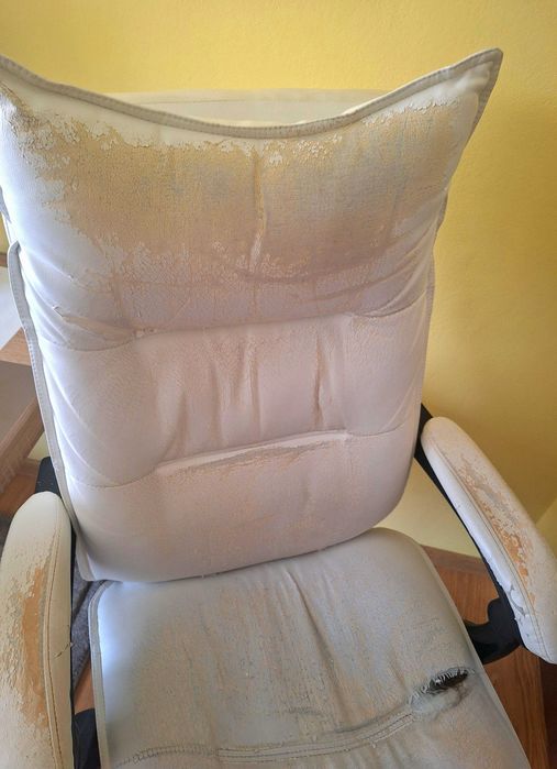 Scaun de birou ergonomic, Alb – (Preț redus)