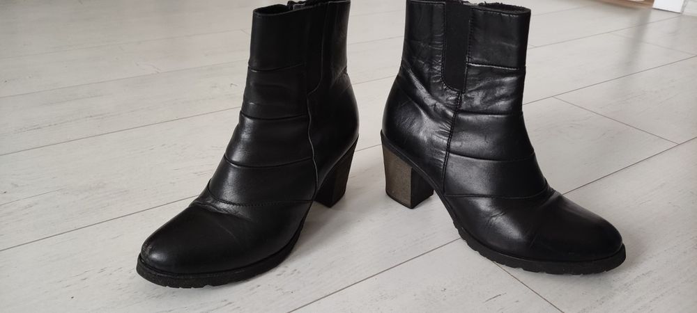 Дамски боти, естествена кожа