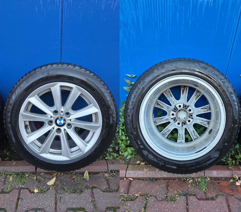 Vand Jante BMW originale + cauciucuri de iarna Pirreli