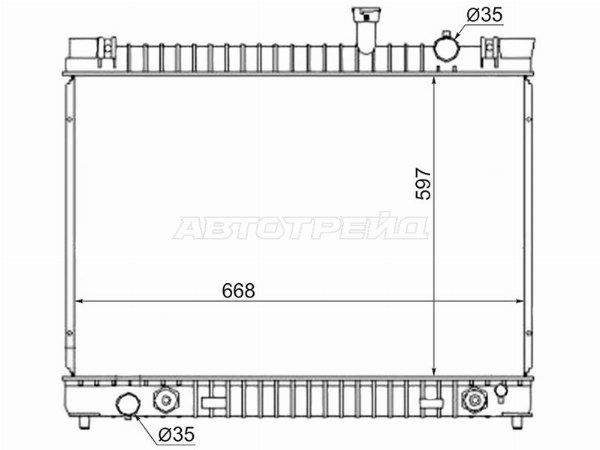 Радиатор Nissan Armada