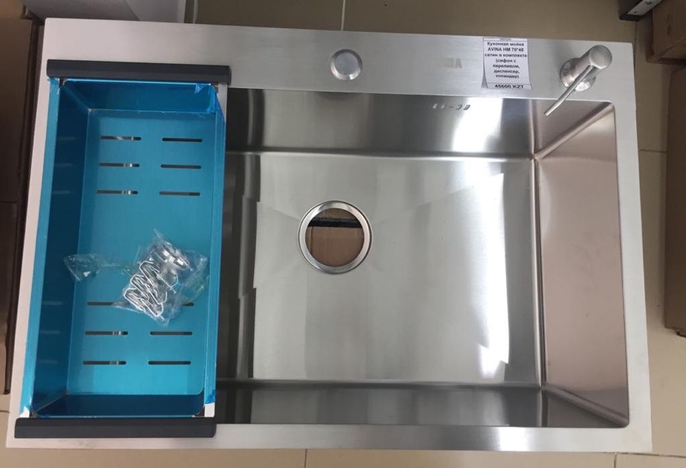 Кухонная мойка нерж.сталь