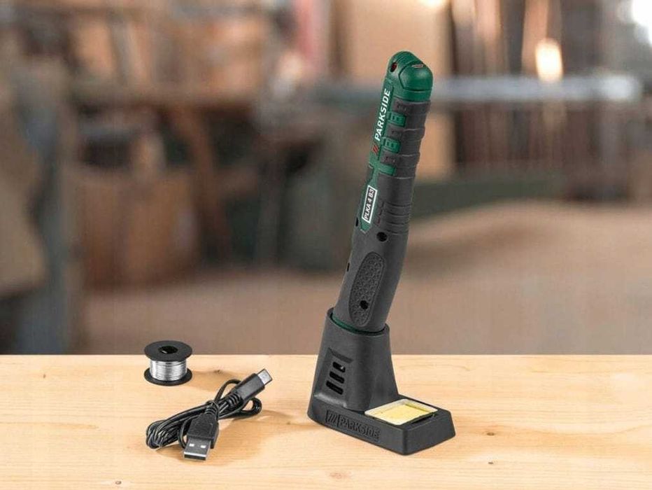 PARKSIDE акумулаторен поялник PLKA 4 C3,4V, със стойка