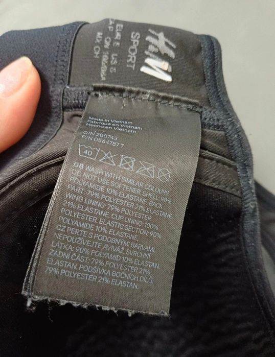 Bustiera sport H&M marimea S