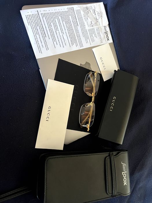 GUCCI GG1221O 006 GOLD с прозрачни стъкла