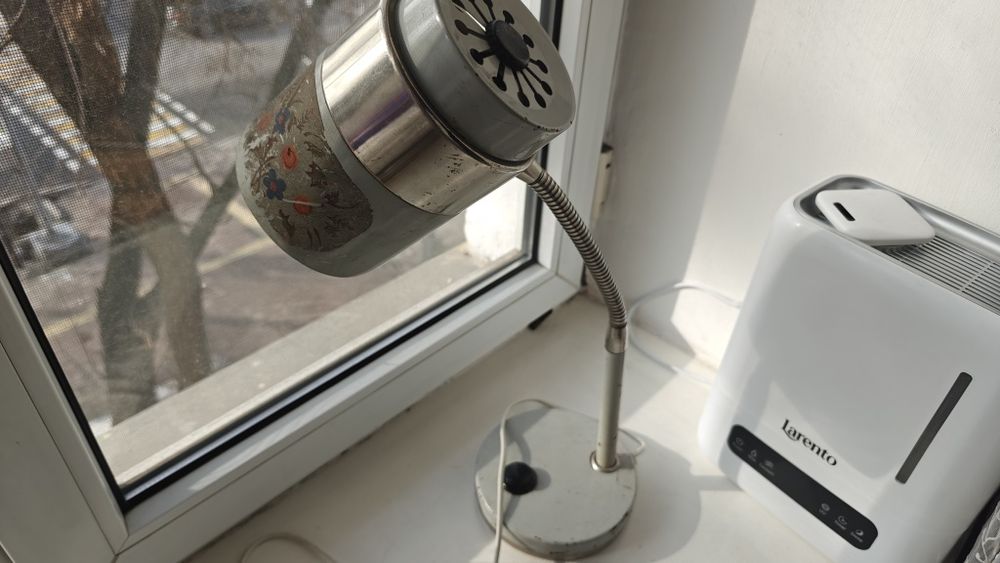 Советская лампа настольная