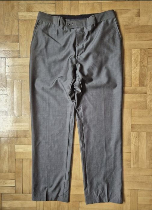 Costum de lux Joop!, Lână Super 120, Croială Modernă, Gri/Maro - 50