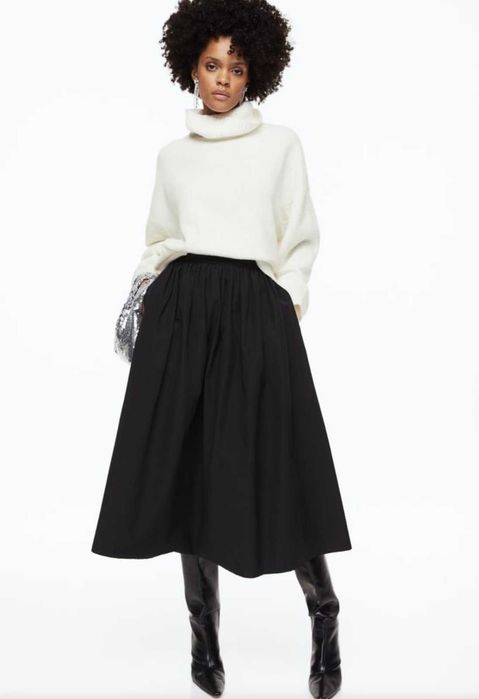 Новый Свитер с высоким воротником оверсайз H&M, размер M/L