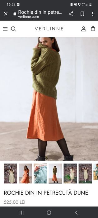 Rochie din in Verline