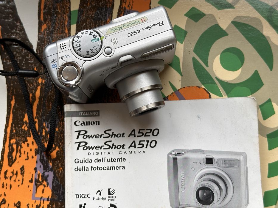 canon powershot A520 4mp retro compact digital