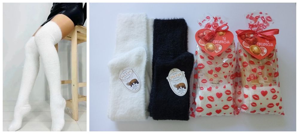 Гольфы из меха норки