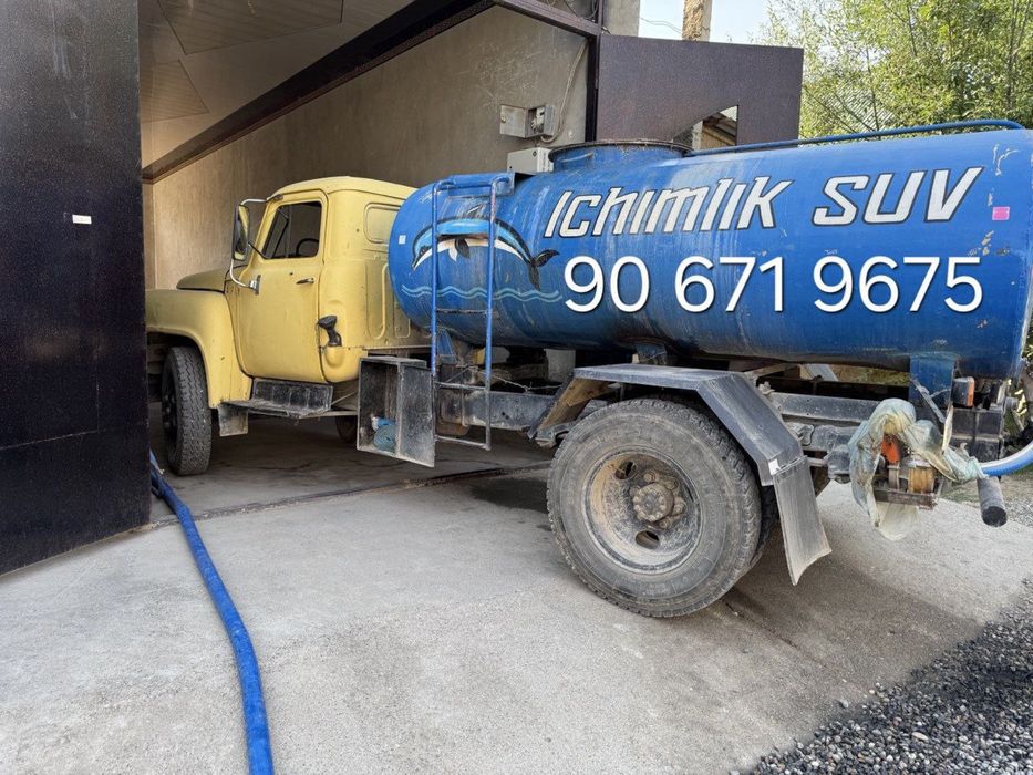 Сув машина, водавоз 1982 gaz 53a 5tonna