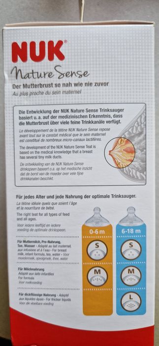 Biberon Nuk Nature Sense