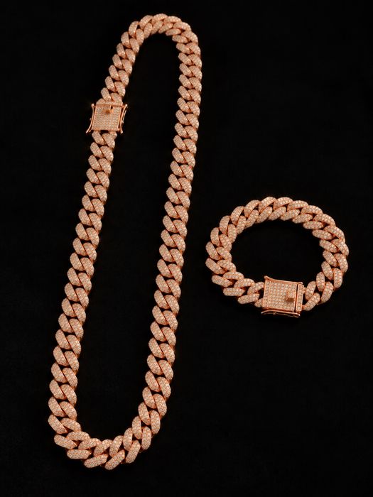 Vand set cuban rose gold