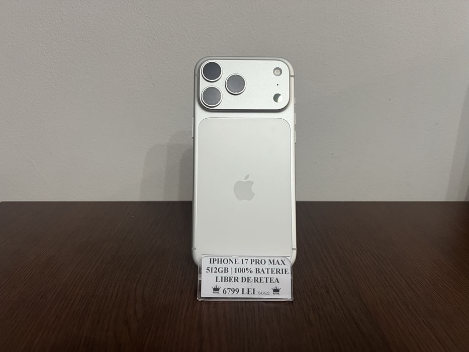 Bijuteria Royal CB : iPhone 17 Pro Max 512GB