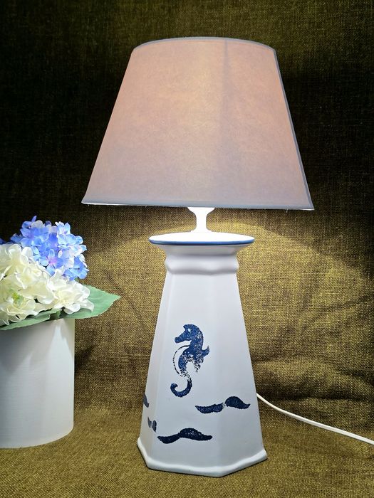 Veioză ceramică cu deco marin