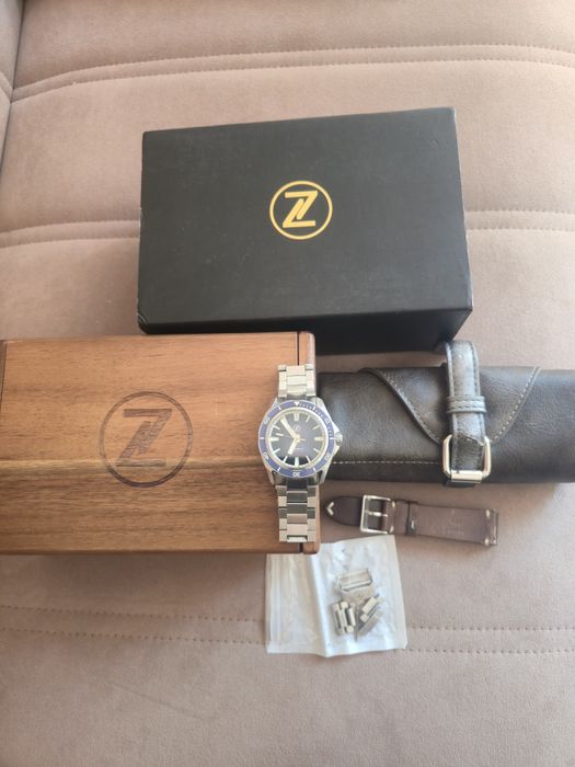 Zelos Swordfish V2 300m Diver NH35 Midnight Blue