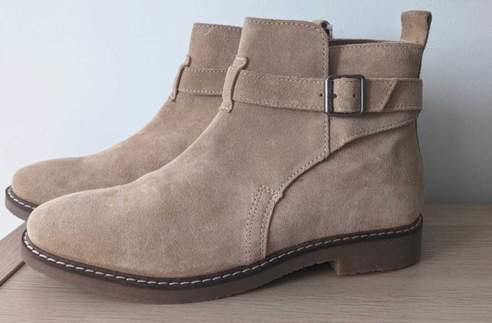 Ghete noi piele naturala