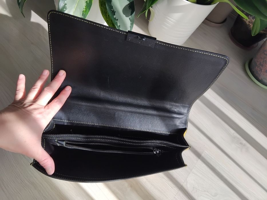 Geanta musette galbena