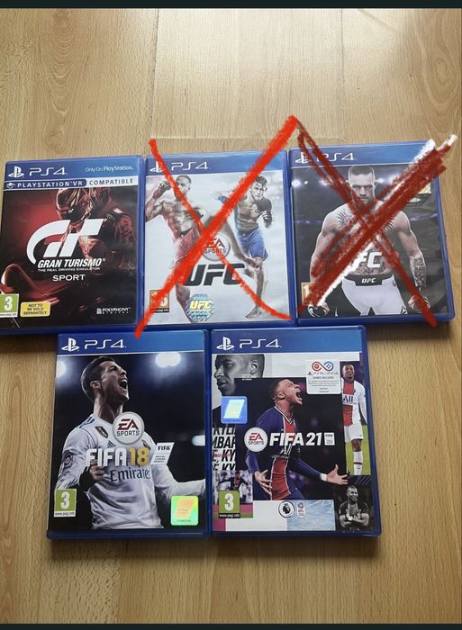 Fifa,UFC,Playstation 4