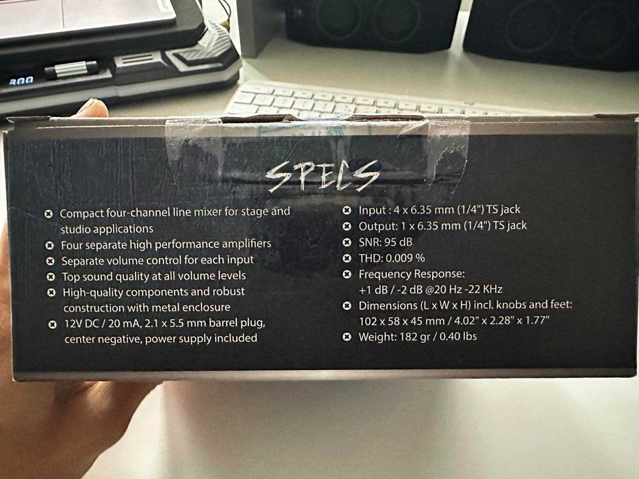 audio mixer 4 канала