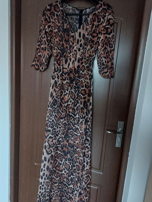 Rochie maxi cu imprimeu