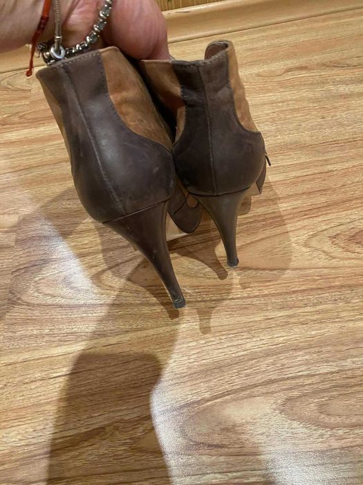 Красиви боти Alisha 40 н, естествена кожа, с дефект отвътре