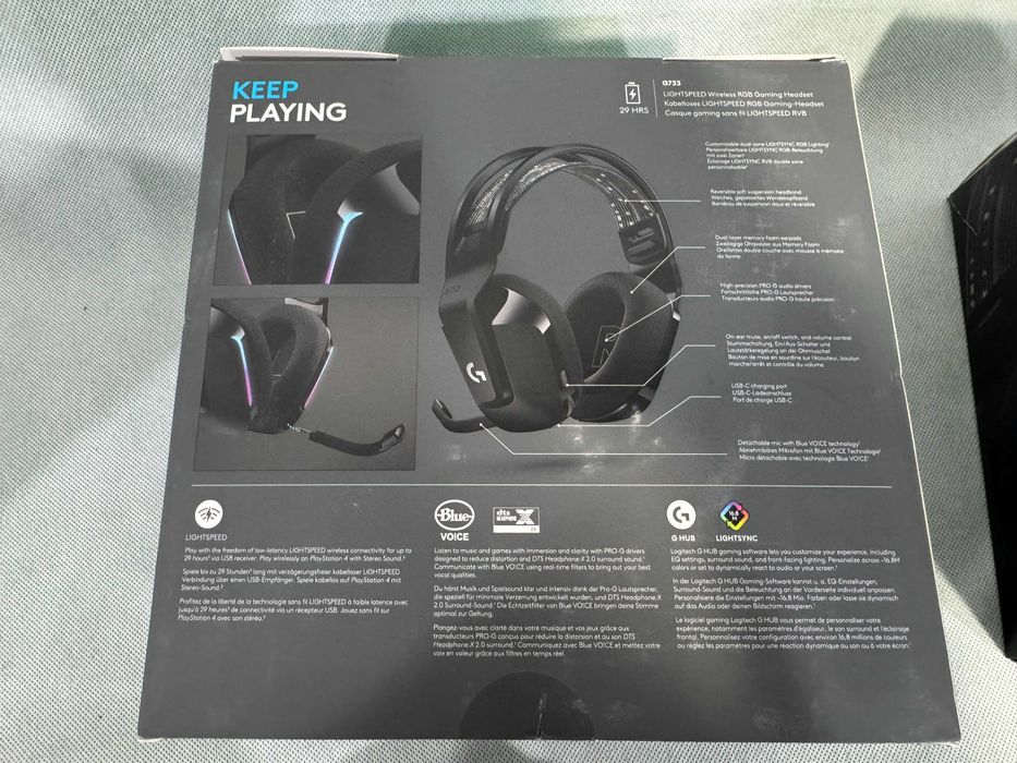 Слушалки - Logitech G733 LIGHTSPEED черен - 981-000864