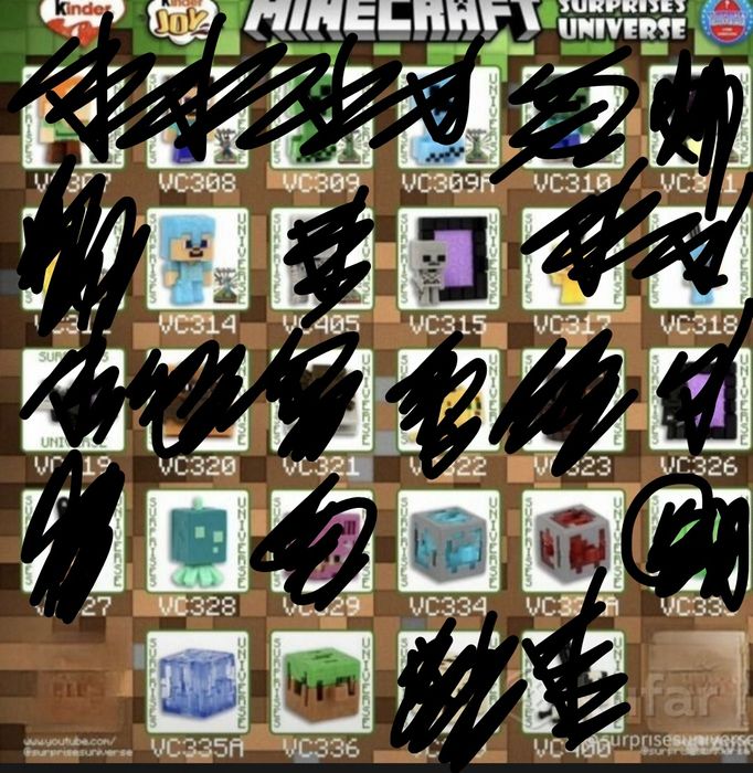 Киндер Джой Майнкрафт