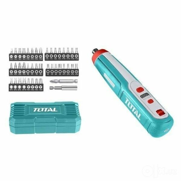 Аккумуляторная отвертка TOTAL TSDLI0403
TOTAL TSDLIO403