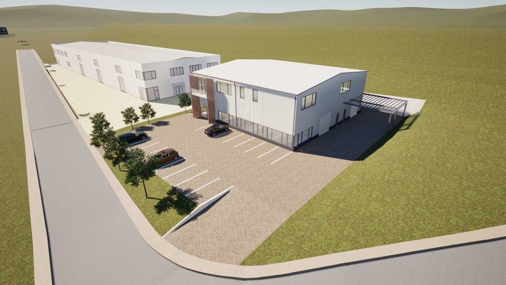 Teren cu autorizatie de constructie hala 2980 mp Cluj Napoca